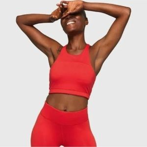 Outdoor Voices Beat The Heat Padded Sports Bra Racerback NWOT Padded size L